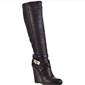 BCBG MAX Azria wedge boots SZ 10